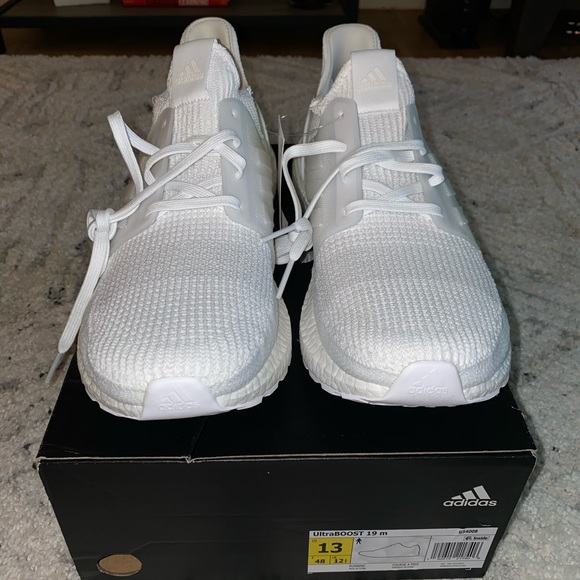 adidas UltraBOOST 19 - Men's - White on White - Picture 4 of 5